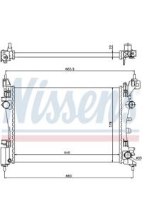 Radiatore, Raffreddamento motore NISSENS