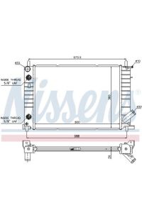 Radiatore, Raffreddamento motore NISSENS