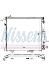 Radiatore, Raffreddamento motore NISSENS