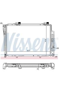 Radiatore, Raffreddamento motore NISSENS