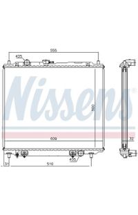 Radiatore, Raffreddamento motore NISSENS