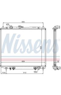 Radiatore, Raffreddamento motore NISSENS