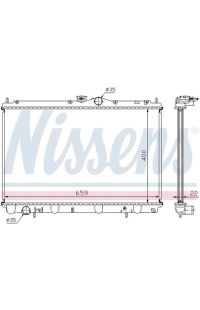 Radiatore, Raffreddamento motore NISSENS