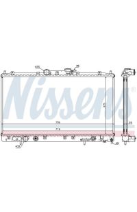 Radiatore, Raffreddamento motore NISSENS