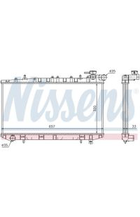 Radiatore, Raffreddamento motore NISSENS