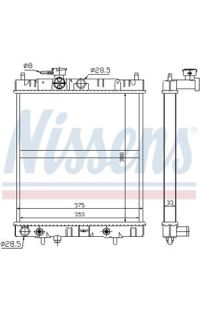 Radiatore, Raffreddamento motore NISSENS