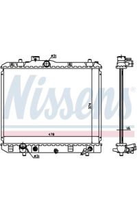 Radiatore, Raffreddamento motore NISSENS
