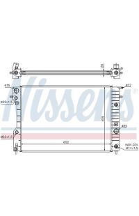 Radiatore, Raffreddamento motore NISSENS