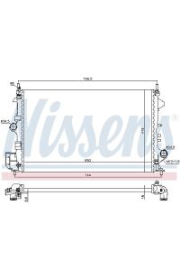 Radiatore, Raffreddamento motore NISSENS