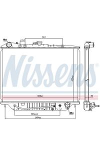 Radiatore, Raffreddamento motore NISSENS