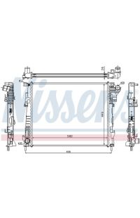 Radiatore, Raffreddamento motore NISSENS