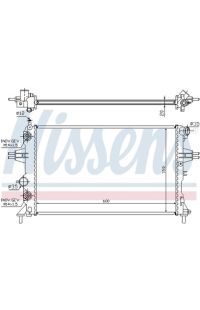 Radiatore, Raffreddamento motore NISSENS