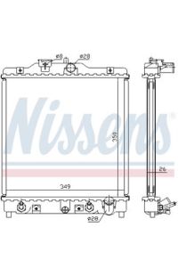 Radiatore, Raffreddamento motore NISSENS