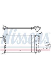 Radiatore, Raffreddamento motore NISSENS