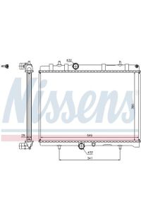 Radiatore, Raffreddamento motore NISSENS