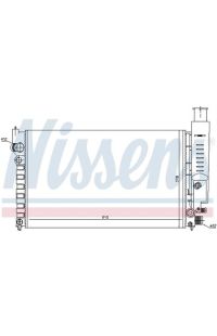 Radiatore, Raffreddamento motore NISSENS