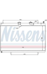 Radiatore, Raffreddamento motore NISSENS