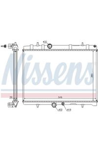 Radiatore, Raffreddamento motore NISSENS