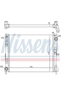 Radiatore, Raffreddamento motore NISSENS
