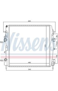 Radiatore, Raffreddamento motore NISSENS