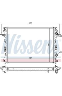 Radiatore, Raffreddamento motore NISSENS