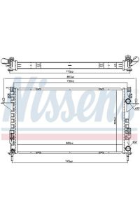 Radiatore, Raffreddamento motore NISSENS