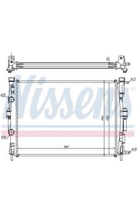 Radiatore, Raffreddamento motore NISSENS
