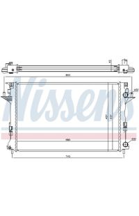 Radiatore, Raffreddamento motore NISSENS