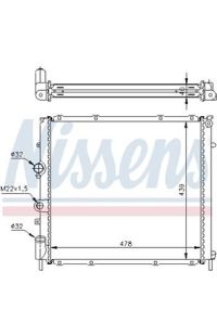 Radiatore, Raffreddamento motore NISSENS