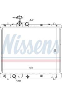 Radiatore, Raffreddamento motore NISSENS