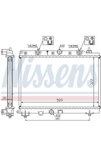 Radiatore, Raffreddamento motore NISSENS