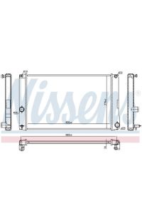 Radiatore, Raffreddamento motore NISSENS