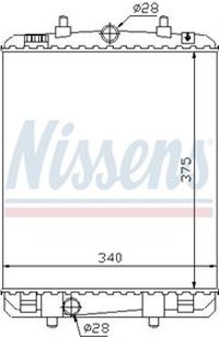 Radiatore, Raffreddamento motore NISSENS
