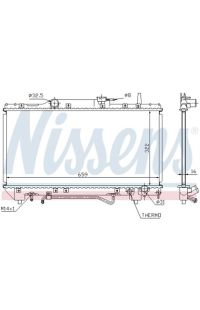 Radiatore, Raffreddamento motore NISSENS