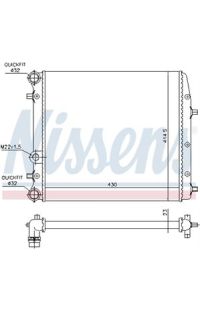 Radiatore, Raffreddamento motore NISSENS