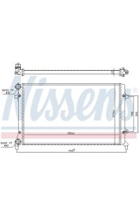 Radiatore, Raffreddamento motore NISSENS