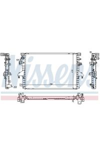 Radiatore, Raffreddamento motore NISSENS