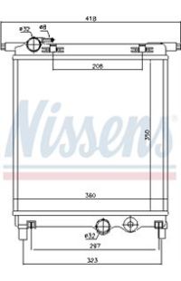 Radiatore, Raffreddamento motore NISSENS