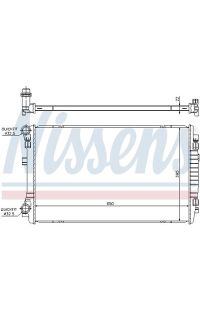 Radiatore, Raffreddamento motore NISSENS