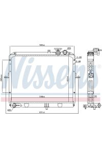 Radiatore, Raffreddamento motore NISSENS