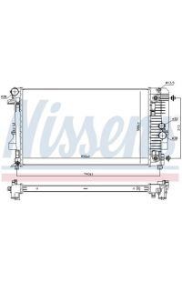 Radiatore, Raffreddamento motore NISSENS