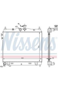 Radiatore, Raffreddamento motore NISSENS