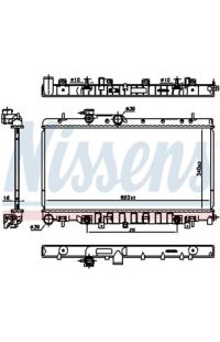 Radiatore, Raffreddamento motore NISSENS
