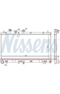 Radiatore, Raffreddamento motore NISSENS