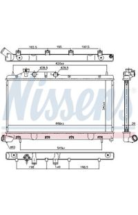 Radiatore, Raffreddamento motore NISSENS