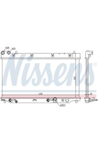 Radiatore, Raffreddamento motore NISSENS