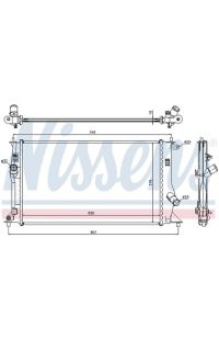 Radiatore, Raffreddamento motore NISSENS