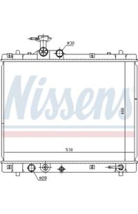 Radiatore, Raffreddamento motore NISSENS
