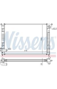 Radiatore, Raffreddamento motore NISSENS