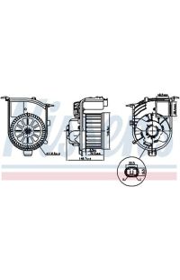 Ventilatore abitacolo NISSENS